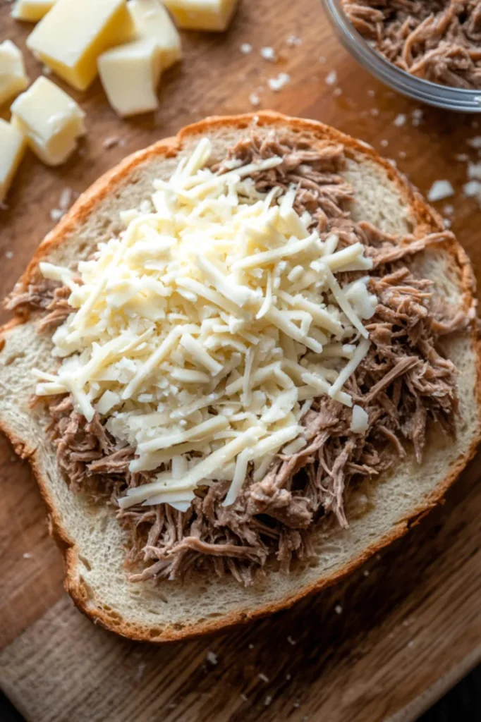 birria grilled cheese​ step 2