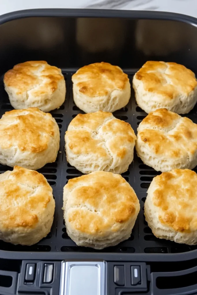 frozen biscuits in air fryer​ step 2