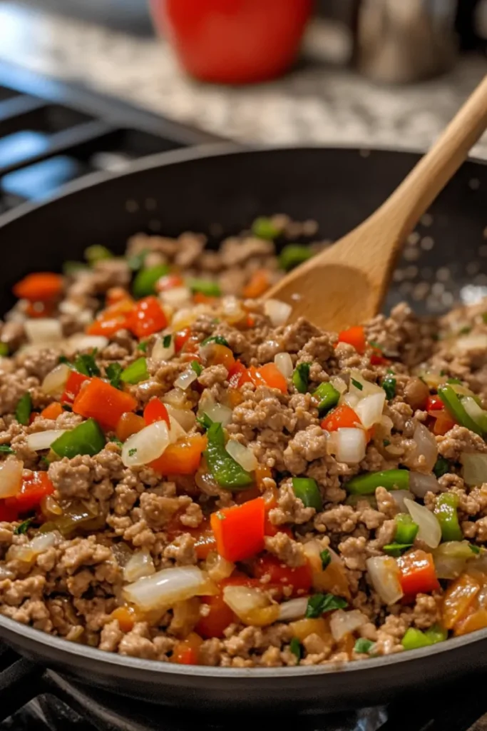 ground italian chicken sausage​ step 2
