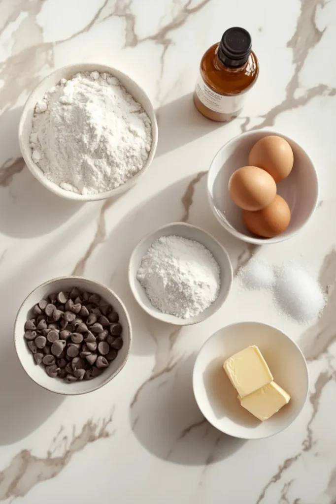 mini chocolate chip cookies​ ingredients