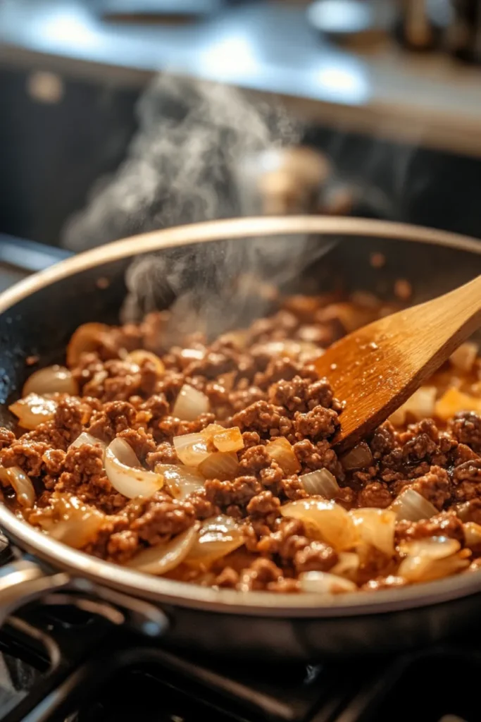 Deer Meat Chili Slow Cooker Step 1