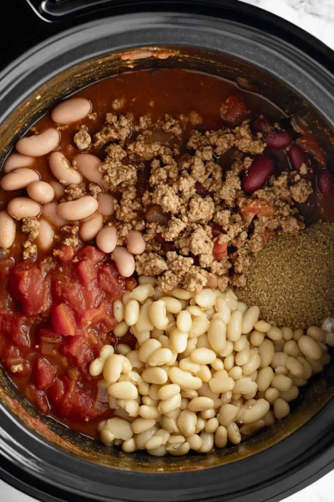 Deer Meat Chili Slow Cooker Step 2