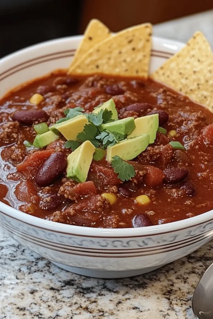 Deer Meat Chili Slow Cooker Step 3
